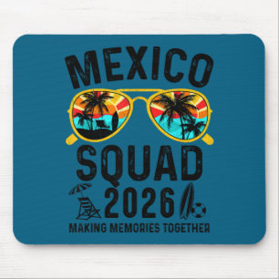 Mousepad esquadrão de férias no México 2026 viagem familiar