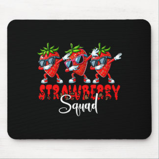 Mousepad Esquadrão de morango três fazendo dab de morangos