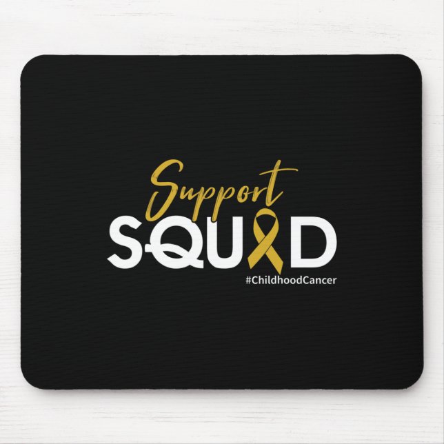 Mousepad Esquadrão de Suporte - Consciência do Cancer na In (Frente)