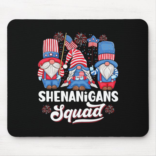 Mousepad Esquadrão de Travessuras Dia da Independência dos  (Frente)