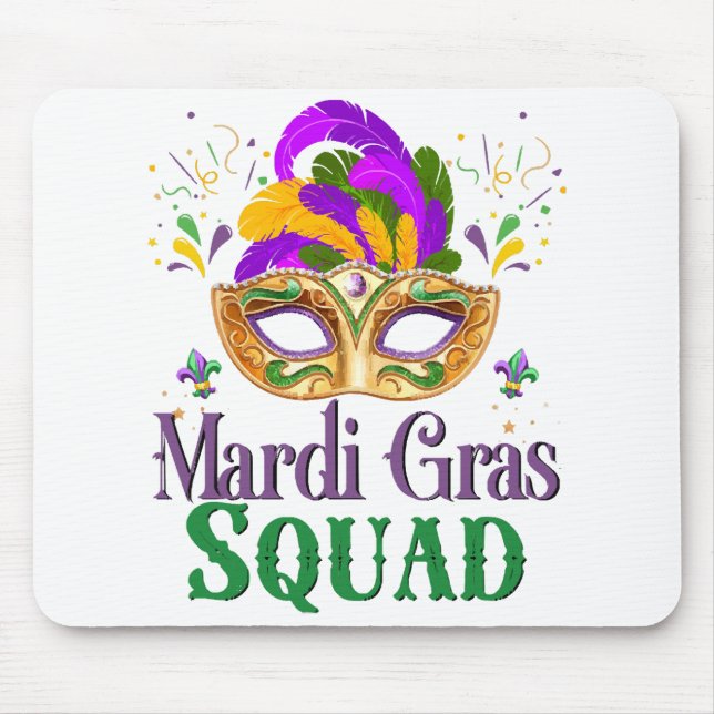 Mousepad Esquadrão do Mardi Gras (Frente)
