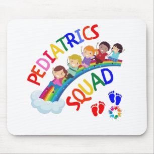 Mousepad Esquadrão Pediátrico - Presentes Pediátricos