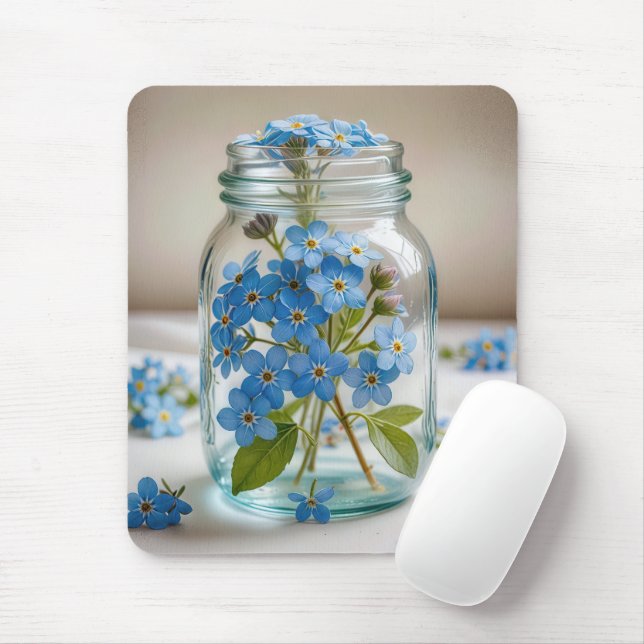 Mousepad Esqueça as Flores em um Jar (Com mouse)