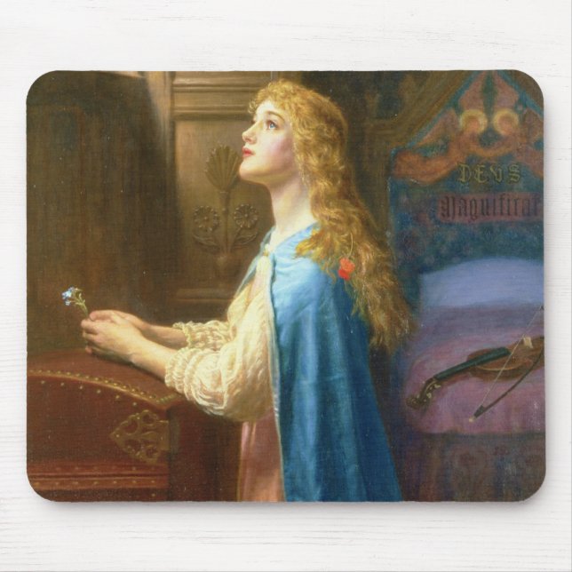 Mousepad "Esqueça-me não" (o óleo em canvas) (Frente)