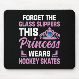 Mousepad Esqueça Os Chinelos Gl Jogador De Hóquei Princesa 