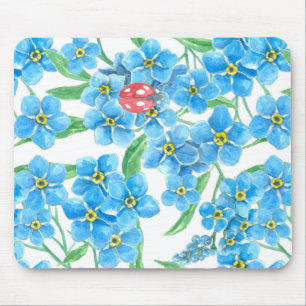 Mousepad Esquece-me de um padrão não perfeito
