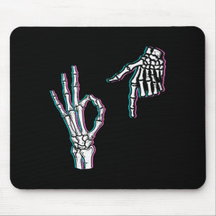 Mousepad Esqueleto 67 Meme Engraçado Halloween Meninos Meni