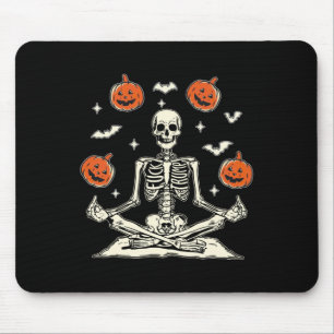 Mousepad Esqueleto Anti Trump Halloween Manga Longa
