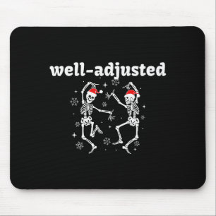 Mousepad Esqueleto Bem Ajustado Chapéu de Papai Noel Quirop