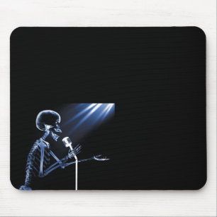 MOUSEPAD ESQUELETO DA VISÃO DO RAIO X QUE CANTA EM MIC