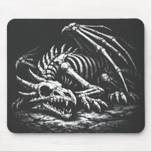 Mousepad Esqueleto de Dragão — por BurnsInHell
