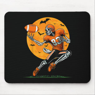 Mousepad Esqueleto de Futebol Americano Meninos Halloween F