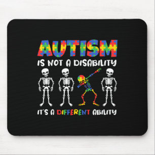 Mousepad Esqueleto de Habilidade Diferente Não uma Deficiên