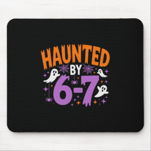 Mousepad Esqueleto de Halloween Assombrado Número Seis Sete