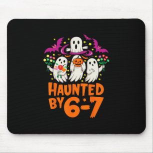 Mousepad Esqueleto de Halloween Assombrado Número Seis Sete