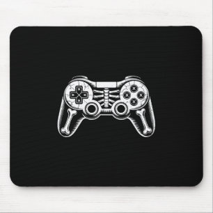 Mousepad Esqueleto de Halloween Gamer Vídeo Engraçado de Jo