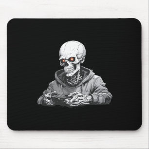 Mousepad Esqueleto de Halloween Gamer Vídeo Jogos Homens Ra