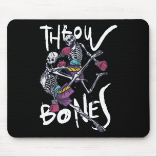 Mousepad Esqueleto de Muay Thai - Boxe Tailandês e Kickboxi