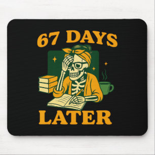 Mousepad Esqueleto de Professor Engraçado 6 7 Meme Seis Set