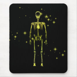 Mousepad Esqueleto de Raio X espumante - Amarelo