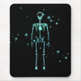 Mousepad Esqueleto de Raio-X espumante - Teal