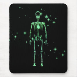 Mousepad Esqueleto de Raio-X espumante - Verde