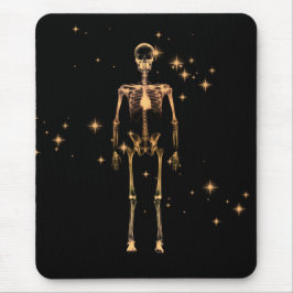 Mousepad Esqueleto de raios X espumante - Laranja