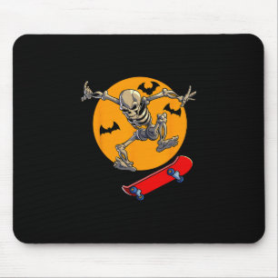 Mousepad Esqueleto de skate masculino Skateboard