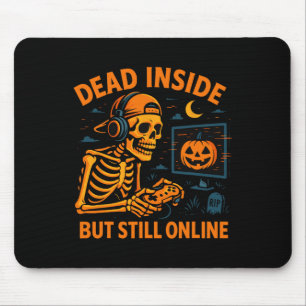 Mousepad Esqueleto Gamer Morto Por Dentro Ainda Online Hall