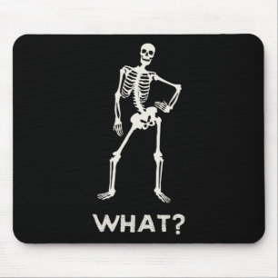 Mousepad Esqueleto Gótico Para Meninas Adolescentes Engraça