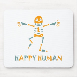 Mousepad Esqueleto humano feliz