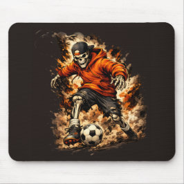 Mousepad Esqueleto Jogador de Futebol Streetwear Cartoon – 