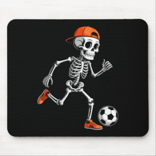 Mousepad Esqueleto Jogando Futebol Meninos Homens Funny Hal