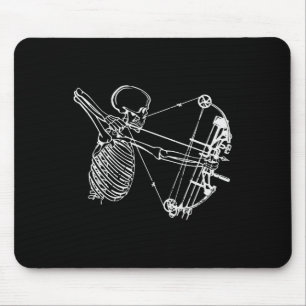 Mousepad Esqueleto legal Com Arco De Arrasto De Caça À Arqu