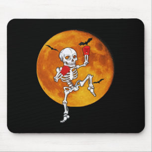 Mousepad Esqueleto Muay Thai Halloween Kickboxing Mma