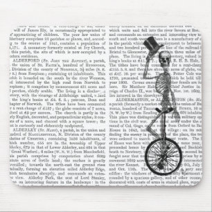 Mousepad Esqueleto no Unicycle
