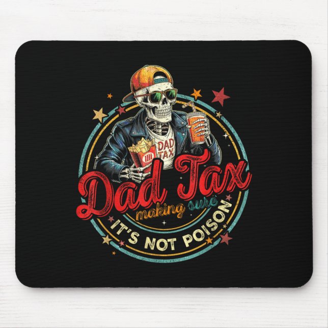 Mousepad Esqueleto pai imposto certificando-se de não enven (Frente)