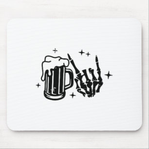 Mousepad Esqueleto Sobrevivendo à Paternidade Uma Cerveja D