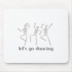 Mousepad Esqueletos vamos dançar em uma