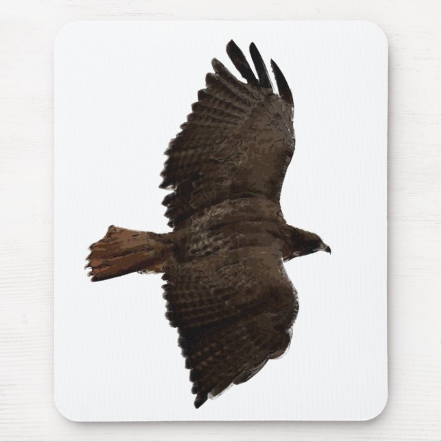 Mousepad Esquema de cauda vermelha (Frente)
