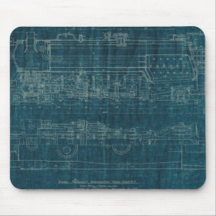 Mousepad Esquema de Comboio I