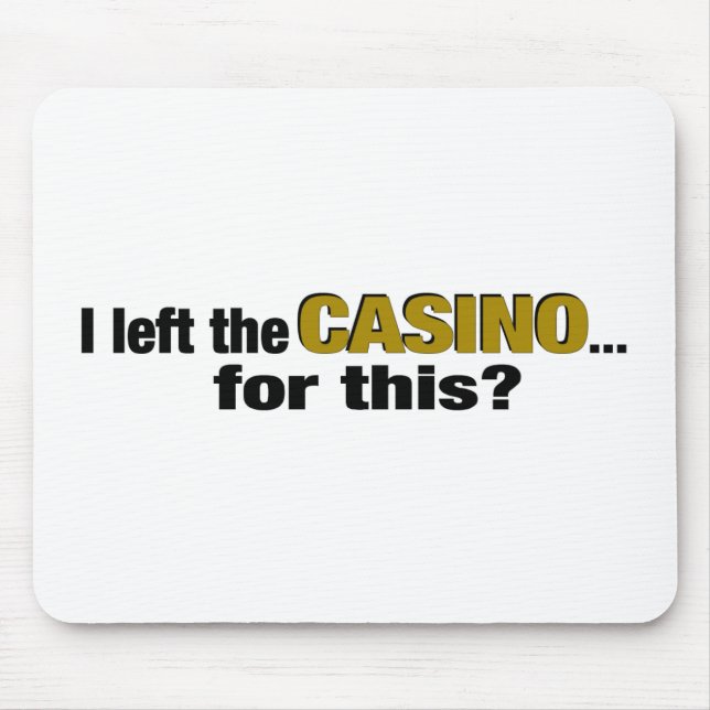 Mousepad Esquerda o casino para esta? (Frente)