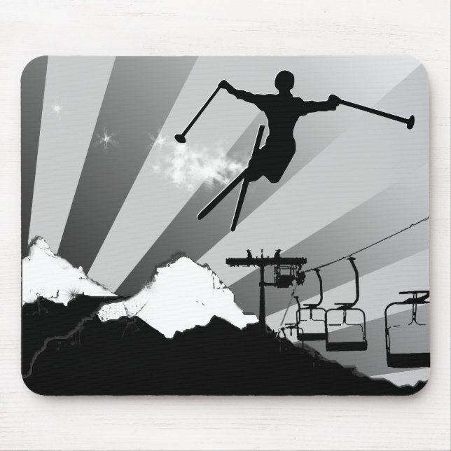 Mousepad esqui. (Frente)