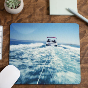 Mousepad Esqui Aquático Atrás de Barco Rápido