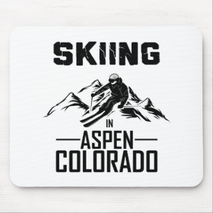 Mousepad Esqui em Aspen Colorado