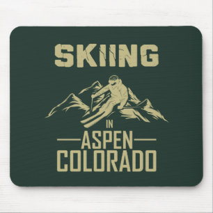 Mousepad Esqui em Aspen Colorado