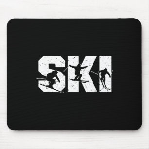 Mousepad Esqui Esqui Equipe Esqui Livre Divertido Esportes