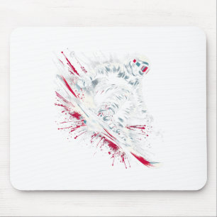 Mousepad Esqui estilo livre esqui Freeski Winter Extreme Sp