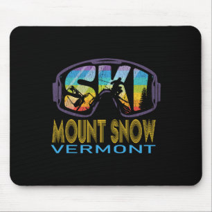 Mousepad Esqui Monte Snow Vermont Férias de Esqui