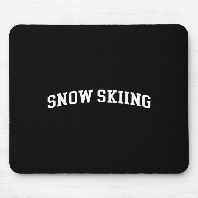 Mousepad Esqui na Neve (Frente)